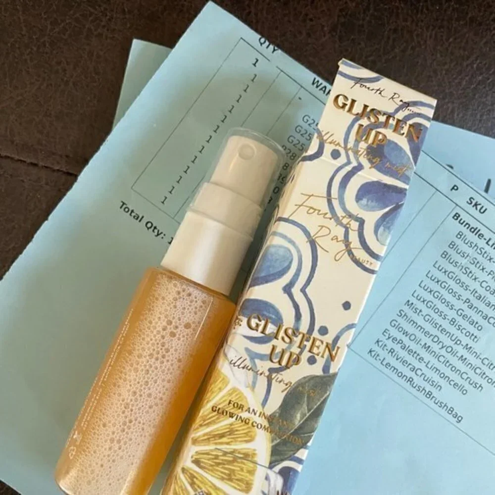 3/30$ ColourPop LIMONCELLO Glisten Up Vitamin C Illuminating Mist nib
